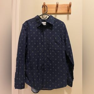 Mens Classic Fit Corduroy Button Down